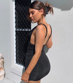 Dating Profile Mini Dress - Black - Kameli Boutique